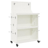 Työkalukärry Valkoinen 65 X 35 X 111 Cm Kylmävalssattu Teräs